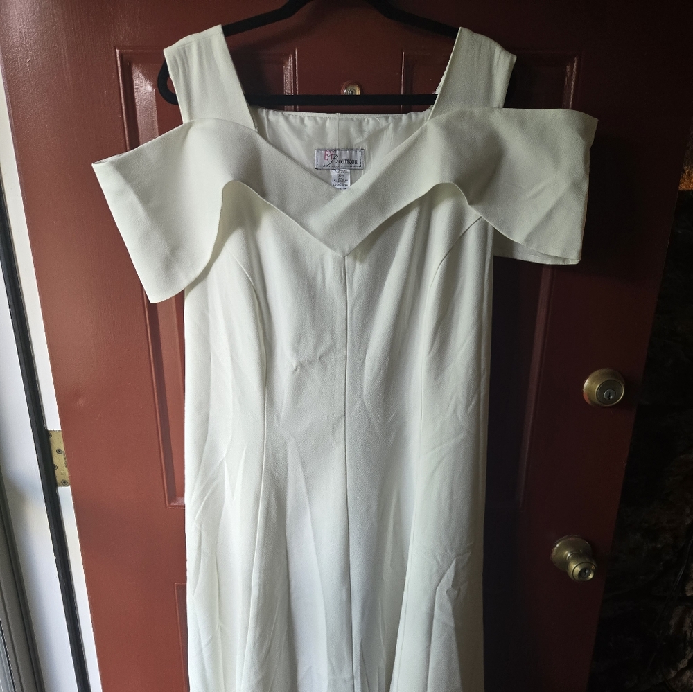 Aurora Style White A-Line Dress
